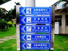 常州标识导向系统设计需要掌握的四大元素